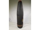 Inert 73.9 Lbs 155mm Artillery Steel Military Projectile Shell Used At Chateau Thierry & Argonne Campaign