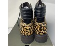 New Timberland London Square Mid Hiker Boots Cheetah Print TB0A2GCR V24 Size 6