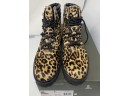 New Timberland London Square Mid Hiker Boots Cheetah Print TB0A2GCR V24 Size 6