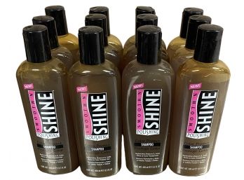 New Smooth N Shine Polishing  Color Protect Shampoo Lot Of 12 Bottles