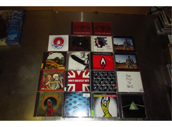 Lot Of Rock & Roll Music CDs (rolling Stones, Grateful Dead, Led Zeppelin, The Who, Pink Floyd, Van Halen)