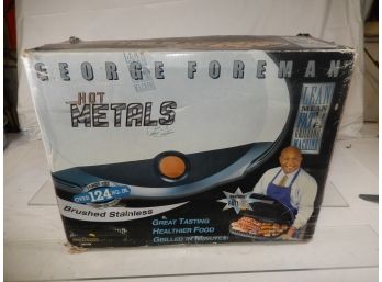 New, Open Box - George Foreman Hot Metals Grill
