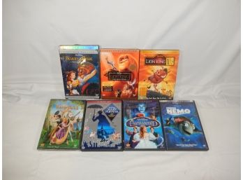 Lot Of Disney Dvd (Beauty And The Beast, Tangled, Some New Sealed)