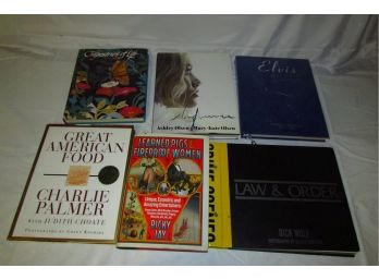 Random / Miscellaneous Book Lot (elvis, Law & Order, Food)
