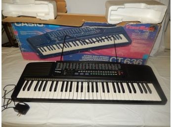 Casio Tone Bank Electronic Keyboard Piano Model CT-636 - Working Perfect