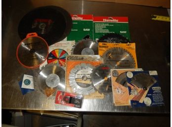 Tool Lot - Saw Blades Mixed New & Used