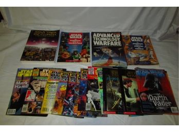 Star War & Star Trek - Comics, Books & Magazine Lot