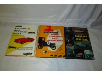 Classic Cards, Automobiles, Vintage Cars Book Lot