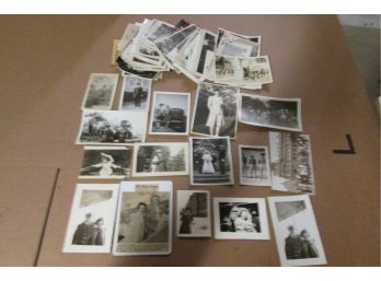 Lot Of Vintage Black & White Photos (1930s, 1940s, Soldiers)