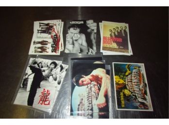 New Old Stock Vintage Postcard Lot (Bruce Lee, Reservoir Dogs)