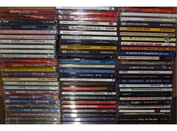 Lot Of Gospel & Christian Music CDs (approximately 40 Percent Still New & Sealed)