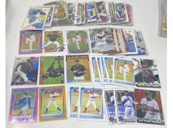 Lot Of 99 Miami Marlins Cards Sixto Cappe Chisholm Marte