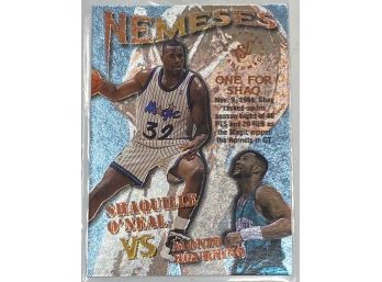 1995 Stadium Club Shaquille O'Neal Vs Alonzo Mourning Nemesis #N4