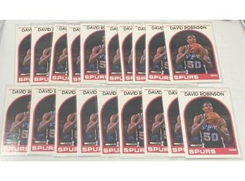 Lot Of 19 1989 Hoops David Robinson #310 Rookie Cards