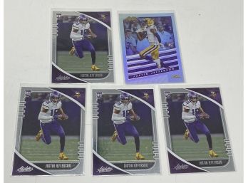 Lot Of 5 Justin Jefferson RC Cards
