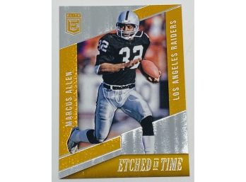 2016 Panini Donruss Elite Marcus Allen Etched In Time /25
