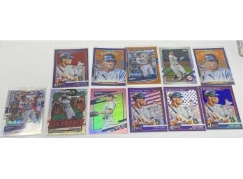 Lot Of 11 Aaron Judge Parallel Cards