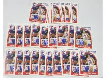 Lot Of 36 1989 Hoops John Stockton All Star #297 Pack Fresh