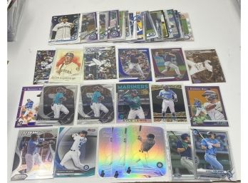 Lot Of 57 Seattle Mariners Cards Griffey Lewis White Kelenic