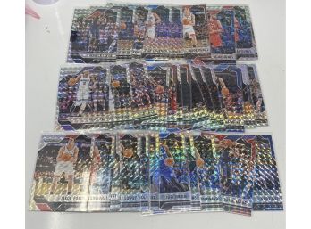 Lot Of 37 2016 Panini Mosaic Prizms Basketball Cards W/ Red & Blues