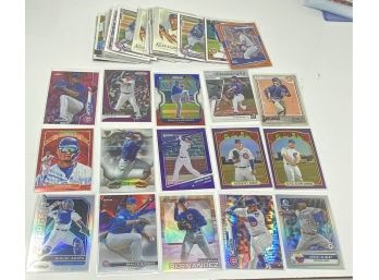 Lot Of 50 Chicago Cubs Cards Baez Rizzo Schwarber Amaya