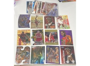 Lot Of 30 Elton Brand Cards Rookies, Cool Inserts