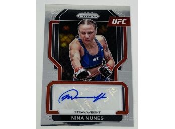 2022 Panini Prizm UFC Nina Nunes Auto