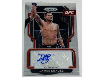 2022 Panini Prizm UFC James Krause Auto