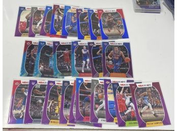 Lot Of 24 Hoops All Are Parallels Explosion, Purple, Blue