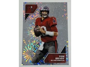 2020 Panini Sticker Tom Brady Fireworks Foil 472