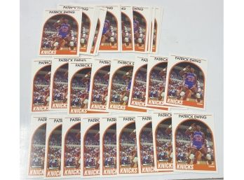 Lot Of 34 1989 Hoops Patrick Ewing #80 Pack Fresh