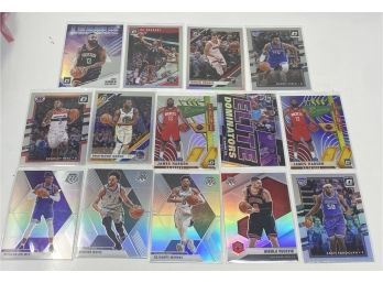 Lot Of 14 Optic & Mosaic Cards All Silver Holo