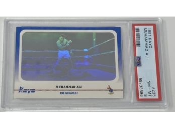 1991 Kayo Boxing Muhammad Ali PSA 8 Holographic