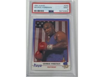 1991 Kayo Boxing George Foreman PSA 9