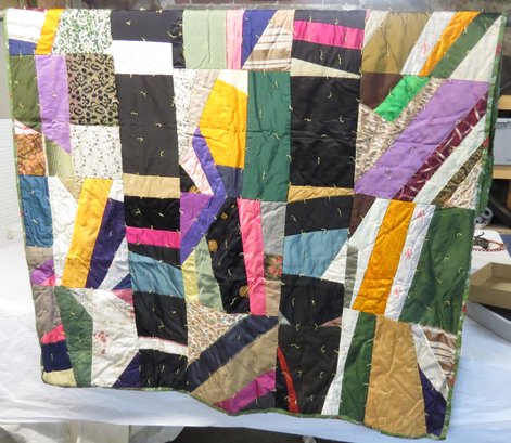 Crazy Quilt  And Two Blankets
