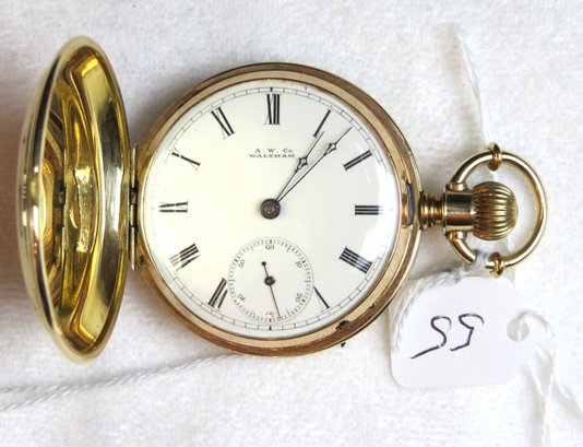 Pocket Watch - A. W. Watch Co, Waltham, Appleton Tracy, Ser.# 1810041