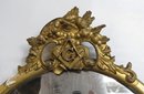 Gold Leaf Mirror With Masonic Decoration