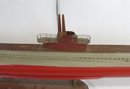 Recognition Model Submarine Grey And Red Paint