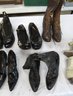 Twelve Pairs Ladies Victorian Shoes In Various States Of Repair Plus 4 Odd Shoes