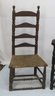 Bannister Back Arm Chair - Sausage Turned Ladder Back Side Chair - Banister Back Side Chair