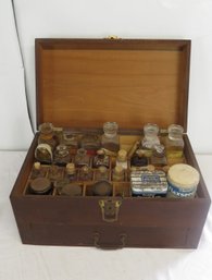 Ships Medicine Box With Bottles, Has Drawer With Supplies