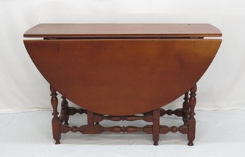 William And Mary Gate-leg Drop-leaf Table In Cherry