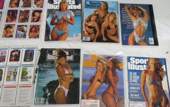 Lot Vintage Sports Illustrated Swimsuit Editions, Collector Cards And Magazines