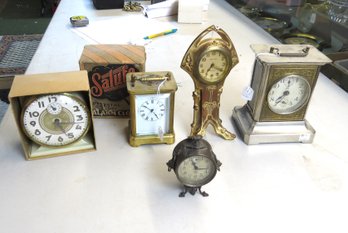 Lot Of Five (5) Clocks