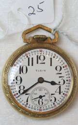 Pocket Watch - Elgin Father Time, Ser.#24,299,049