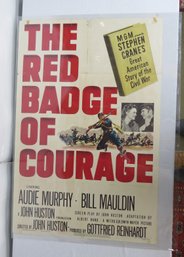 Movie Poster The Red Badge Of Courage C. 1951 Loews Inc