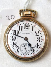 Pocket Watch - Hamilton 992E, Ser.#2627202