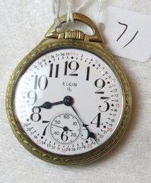 Pocket Watch - Elgin B. W. Raymond, Mod.571, Ser.# F161614