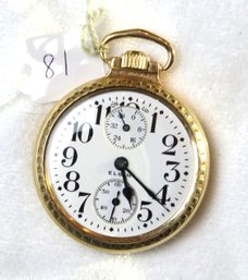 Pocket Watch - Elgin Father Time, Ser.# 18103488