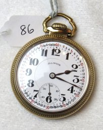 Pocket Watch - Illinois Bunn Special, 60-hour, Ser.# 4868507